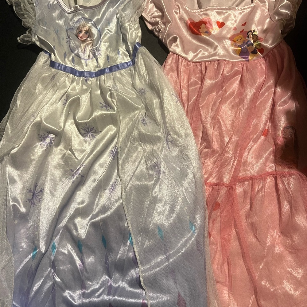 Toddler Girl Princess Night Gowns Bundle